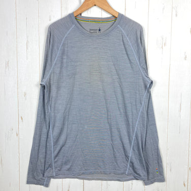 【Men's S グレー系】 Smartwool ( スマートウール ) メリノ 150 ベースレイヤー パターン ロングスリーブ Merino 150 Baselayer Pattern Long Sleeve ウール ウェア トップス インナー シャツ ロング