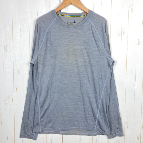 【Men's S グレー系】 Smartwool ( スマートウール ) メリノ 150 ベースレイヤー パターン ロングスリーブ Merino 150 Baselayer Pattern Long Sleeve ウール ウェア トップス インナー シャツ ロング