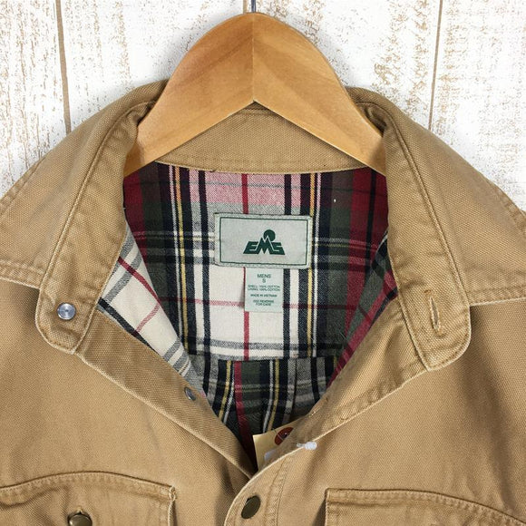 【Men's S ブラウン系】 Ems Eastern Mountain Sports ( イーエムエス ) フランネルラインド キャンバス シャツ ジャケット International Men's コットン アウター ジャケット トップス ウェア - 【公式】2ndGEAR（セカンドギア）Webショップ【登山用品・アウトドア用品専門 買取販売店】