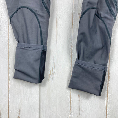 男士黑色C3Fit支撑长款紧身裤，尼龙材质，z00054291