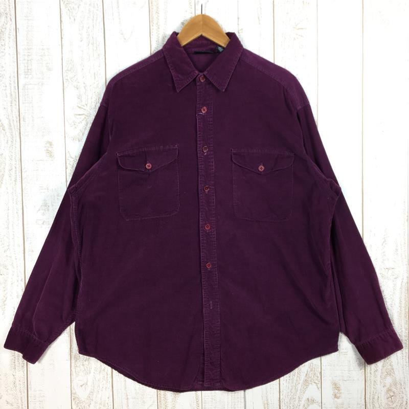 【Men's M パープル系】 Patagonia ( パタゴニア ) コード シャツ Cord Shirt コーデュロイ ビンテージ 入手困難 54531 International Men's Deep Plum コットン ロングスリーブシャツ インナー シャツ