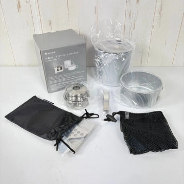 【OneSize シルバー系】 Snowpeak ( スノーピーク ) 火焔ストーブ コーエン クッカーセット Kaen Stove Koen Cooker Set BS-010CS z00056938  バーナー ストーブ クックウェア