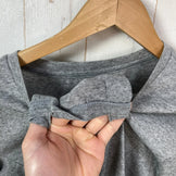 [Women's L Gray] Phenix Long Sleeve Blouse Polyester Wear Top Inner Shirt Long Sleeve T-Shirt Crew Neck Synthetic z00057642 Synthetic Long Sleeve T-Shirt Crew Neck Inner
