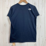 【Women's S ネイビー系】 The North Face ( ザ・ノースフェイス ) ショートスリーブフットプリントロゴティー S/S Footprint Logo Tee ポリエステル ウェア トップス インナー シャツ ショートスリーブTシャツ クルーネック