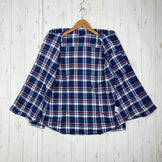 【Women's L ネイビー系】 Montbell ( モンベル ) ウイックロン オンデッキ シングル ポケット シャツ WIC OD Single Pocket Shirt ポリエステル ウェア トップス インナー シャツ ロングスリーブシャツ 化繊 z00059