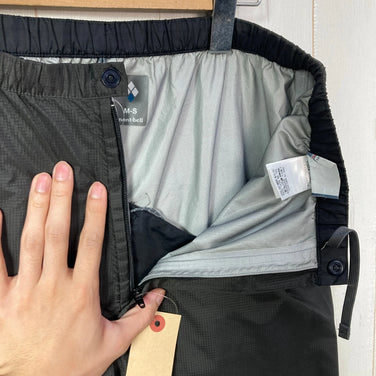 【Men's M-Short ブラック系】 Montbell ( モンベル ) サンダーパス パンツ Thunder Pass Pants ナイロン ウェア ボトムス ロングパンツ レインシェル z00058363  レインシェル ロングパンツ ボトムス ウェア