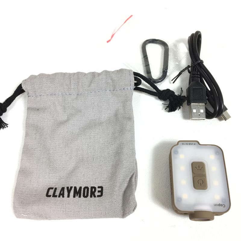 【OneSize ベージュ系】 Claymore ( クレイモア ) キャップオン 40B Capon 40B 230ルーメン Usb充電 400Mah Ledキャップライト ヘッドランプ ランタン 投光器 Clp-210Tn CLP-210 Tan ヘッドランプ