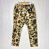 【Men's M カーキ系】 Rokx ( ロックス ) カモフラージュ ストリート パンツ Camouflage Street Pant RXMF201103 DUCKCAMO KHAKI z00056125 DUCKCAMO KHAKI コットン ロングパンツ