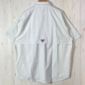 【Men's XL ホワイト系】 Columbia ( コロンビア ) バハマ 2 ショートスリーブ シャツ Bahama II Short Sleeve Shirt PFGシリーズ ナイロン ウェア トップス インナー シャツ ショートスリーブシャツ 化繊 z000