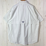 【Men's XL ホワイト系】 Columbia ( コロンビア ) バハマ 2 ショートスリーブ シャツ Bahama II Short Sleeve Shirt PFGシリーズ ナイロン ウェア トップス インナー シャツ ショートスリーブシャツ 化繊 z000