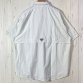 【Men's XL ホワイト系】 Columbia ( コロンビア ) バハマ 2 ショートスリーブ シャツ Bahama II Short Sleeve Shirt PFGシリーズ ナイロン ウェア トップス インナー シャツ ショートスリーブシャツ 化繊 z000