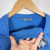 【Men's S ブルー系】 Icebreaker ( アイスブレーカー ) メンズ テックライト 2 ショートスリーブ ティー サウスアルプ M TECH LITE II SS TEE SOUTH ALP メリノウール ウェア トップス インナー シャツ ショー