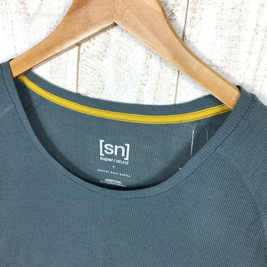 【Men's M ブルー系】 Atelier Blue Bottle ( アトリエブルーボトル ) × Sn Supernatural ハイカーズ リブ Tシャツ 8部袖 Hiker'S Rib T-Shirt 8Sleeve ウール 生産終了モデル 入手困難 S - 【公式】2ndGEAR（セカンドギア）Webショップ【登山用品・アウトドア用品専門 買取販売店】