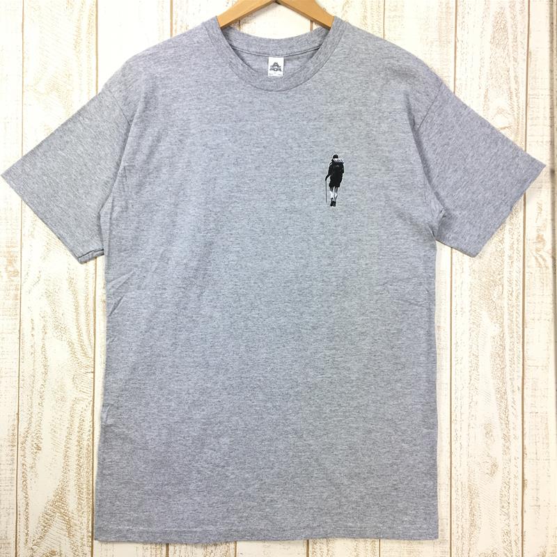 【Men's M グレー系】 There Is No Someday ハイカー Tシャツ International Men's  コットン ショートスリーブTシャツ クルーネック インナー シャツ トップス ウェア