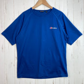 【Men's S ブルー系】 Berghaus ( バーグハウス ) エッセンシャル ショート スリーブ クルー Essential Short Sleeve Crew ポリエステル ウェア トップス インナー シャツ ショートスリーブシャツ 化繊 z000558