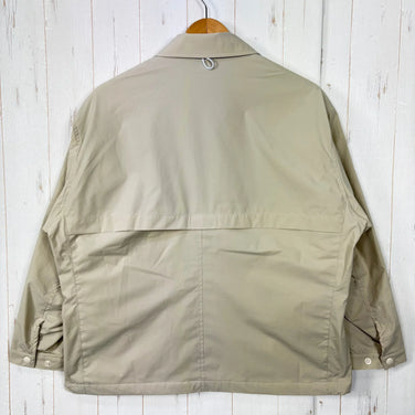 [Unisex S Beige] Paper Sky Wear Hike & Bike Stand Jacket Beige z00057426 Beige Softshell Outer Jacket
