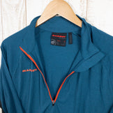 【Men's M ネイビー系】 Mammut ( マムート ) パフォーマンス ウール ジップ ロングスリーブ Performance Wool Zip Longsleeve ポリエステル 1041-08540 Men's プリマロフト・ゴールド・ウール 化繊 ロ - 【公式】2ndGEAR（セカンドギア）Webショップ【登山用品・アウトドア用品専門 買取販売店】