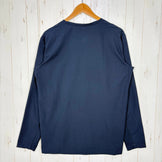 【Men's M ネイビー系】 Houdini ( フーディニ ) カバー クルー Cover Crew ポリエステル ウェア トップス インナー シャツ ロングスリーブTシャツ クルーネック 化繊 z00059686  化繊 ロングスリーブTシャツ クルーネック