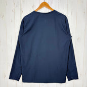 【Men's M ネイビー系】 Houdini ( フーディニ ) カバー クルー Cover Crew ポリエステル ウェア トップス インナー シャツ ロングスリーブTシャツ クルーネック 化繊 z00059686  化繊 ロングスリーブTシャツ クルーネック
