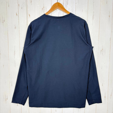 【Men's M ネイビー系】 Houdini ( フーディニ ) カバー クルー Cover Crew ポリエステル ウェア トップス インナー シャツ ロングスリーブTシャツ クルーネック 化繊 z00059686  化繊 ロングスリーブTシャツ クルーネック