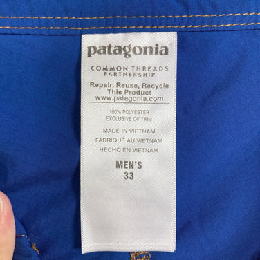 【Men's 33 ブルー系】 2015 Patagonia ( パタゴニア ) ライト アンド バリアブル ボードショーツ Light and Variable Board Shorts CHB 生産終了モデル 入手困難 ポリエステル ウェア ボトムス ショーツ