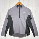 【Women's L グレー系】 The North Face ( ザ・ノースフェイス ) フラッシュドライ ジップアップ FLASHDRY ZIPUP ポリエステル ウェア トップス インナー シャツ ロングスリーブシャツ 化繊 z00055027  化繊 ロングス-1