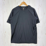 【Unisex M ブラック系】 Houdini ( フーディニ ) ウェザー ティー Weather Tee 159784 true black z00058236 true black 化繊 ショートスリーブTシャツ クルーネック インナー シャツ トップス ウェ
