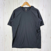 【Unisex M ブラック系】 Houdini ( フーディニ ) ウェザー ティー Weather Tee 159784 true black z00058236 true black 化繊 ショートスリーブTシャツ クルーネック インナー シャツ トップス ウェ