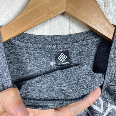 女式 XS 灰色 Eldoreso Weezer E1 T 恤，涤纶圆领短袖 T 恤，合成面料，圆领，短袖，产品代码：z00053612