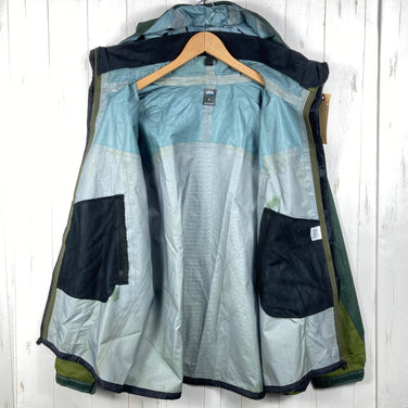 【Men's L グリーン系】 Montbell ( モンベル ) サンダーパス ジャケット Thunder Pass Jacket ナイロン ウェア トップス アウター ジャケット レインシェル z00058377  レインシェル アウター ジャケット トップス