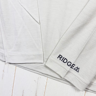 【Men's M グレー系】 Ridge Mountain Gear ( リッジマウンテンギア ) メリノ ベーシック ティー Merino Basic Tee White Cream メリノウール ウェア トップス インナー シャツ ロングスリーブTシャツ クル - 【公式】2ndGEAR（セカンドギア）Webショップ【登山用品・アウトドア用品専門 買取販売店】
