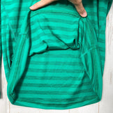 【Women's M グリーン系】 Berghaus ( バーグハウス ) ストライプ ベースクルー ロングスリーブ Stripe Base Crew LS AF ポリエステル ウェア トップス インナー シャツ ロングスリーブTシャツ クルーネック 化繊 z00058