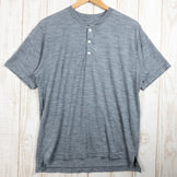 【Unisex L チャコール系】 Yamatomichi ( 山と道 ) 100％ メリノ ライト ヘンリー 100% Merino Light Henley Gray Marl メリノウール ウェア トップス インナー シャツ ショートスリーブシャツ ウール z00 - 【公式】2ndGEAR（セカンドギア）Webショップ【登山用品・アウトドア用品専門 買取販売店】