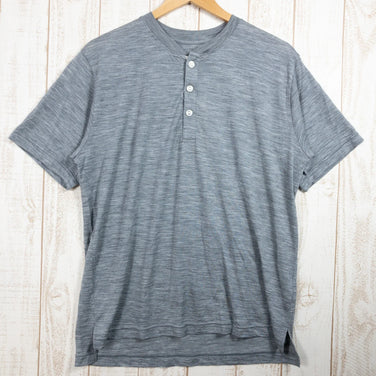【Unisex L チャコール系】 Yamatomichi ( 山と道 ) 100％ メリノ ライト ヘンリー 100% Merino Light Henley Gray Marl メリノウール ウェア トップス インナー シャツ ショートスリーブシャツ ウール z00 - 【公式】2ndGEAR（セカンドギア）Webショップ【登山用品・アウトドア用品専門 買取販売店】