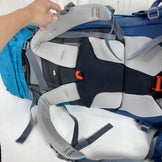 【Women's OneSize ブルー系】 Deuter ( ドイター ) エアーコンタクト プロ 65+15 SL Air Contact Pro 65+15 SL デニム / ミッドナイト ナイロン バッグ ストレージ バックパック 容量【55L～79L】 z0006005