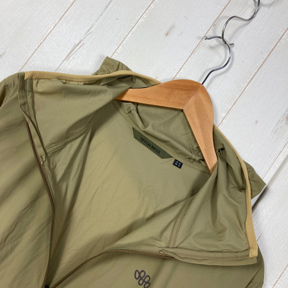 【Men's M ベージュ系】 Teton Bros ( ティートンブロス ) ウィンドリバー フーディ Wind River Hoody 軽量 防風 撥水 ストレッチ パッカブル ナイロン ウェア トップス アウター ジャケット ウィンドシェル z00061692