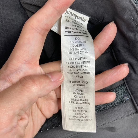 【Men's 34 ブラック系】 2023 Patagonia ( パタゴニア ) テラヴィア トレイル パンツ（ショート） ポリエステル ウェア ボトムス ロングパンツ ソフトシェル z00059046  ソフトシェル ロングパンツ ボトムス ウェア