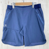 【Women's M Navy】 Salomon Outspeed Shorts Pants Polyester Apparel Bottoms Shorts Softshell z00054608 Softshell Shorts Short