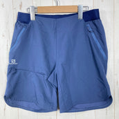 【Women's M ネイビー系】 Salomon ( サロモン ) アウトスピード ショートパンツ Outspeed Shorts Pants ポリエステル ウェア ボトムス ショーツ ショートパンツ ソフトシェル z00054608 ソフトシェル ショーツ ショー