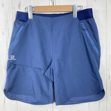 【Women's M Navy】 Salomon Outspeed Shorts Pants Polyester Apparel Bottoms Shorts Softshell z00054608 Softshell Shorts Short