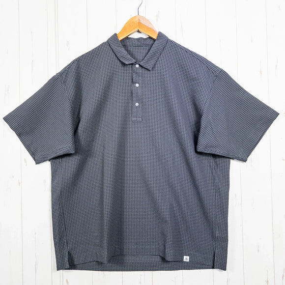 【Men's S グレー系】 Ridge Mountain Gear ( リッジマウンテンギア ) コンフィー プルオーバー ショートスリーブ シャツ Comfy Pullover Short Sleeve Shirt Charcoal Slate ポリエステル