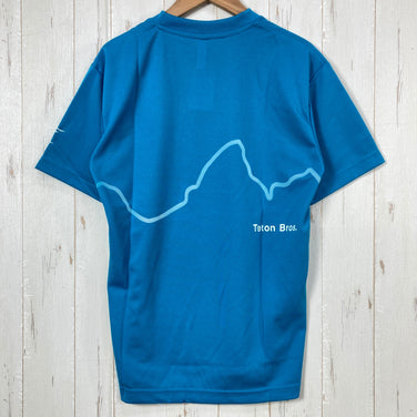 【Men's S ブルー系】 Teton Bros ( ティートンブロス ) TeT Tee テット ティー Turquoise ポリエステル ウェア トップス インナー シャツ ショートスリーブTシャツ クルーネック 化繊 z00055448 Turquoise