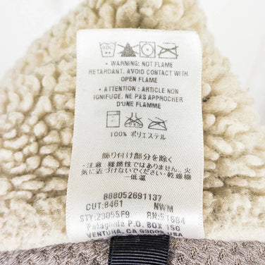 [男款 M 米色] 2009 Patagonia Classic Retro-X 夹克 NWM / 自然色 x 蘑菇棕色，稀有颜色，难以找到，涤纶上衣