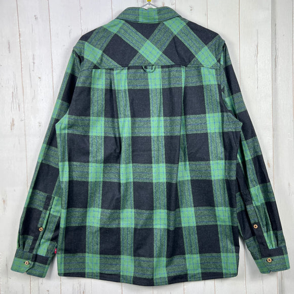 【Men's S グリーン系】 Aclima ( アクリマ ) レジャーウール リボーン ウール シャツ LeisureWool ReBorn Wool Shirt 106310 369 CHECK DARK GREY/GREEN z00055901 369 CHE