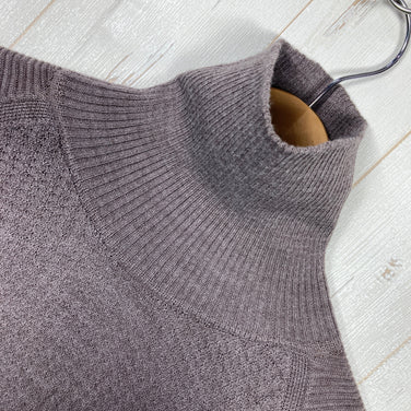 【Men's S パープル系】 The North Face ( ザ・ノースフェイス ) グローブフィットハイネック Globefit High Neck ウール ウェア トップス インナー シャツ ロングスリーブシャツ ウール z00054773  ウール ロング