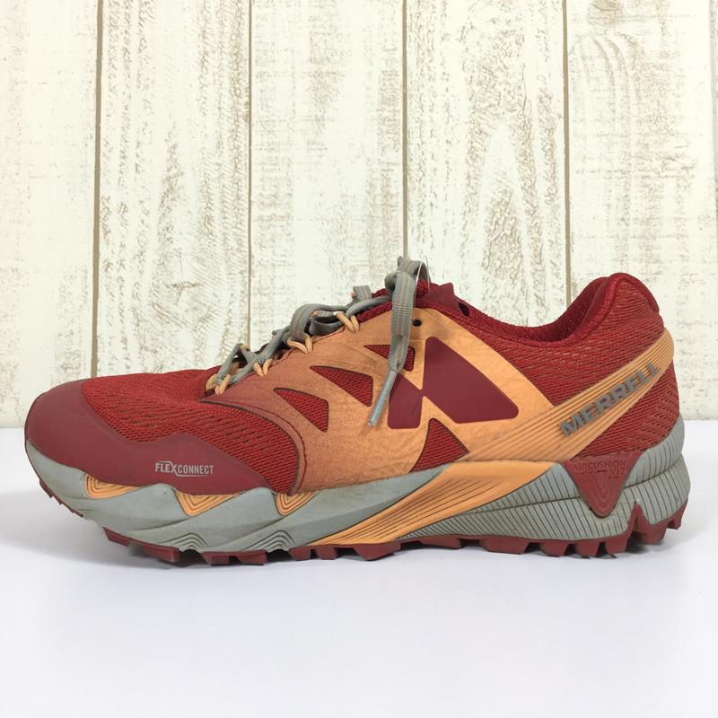 【Women's 23.5cm レッド系】 Merrell ( メレル ) アジリティピークフレックス2 E-メッシュ トレイルランニングシューズ J12556 Women's  トレイルランニングシューズ フットウェア