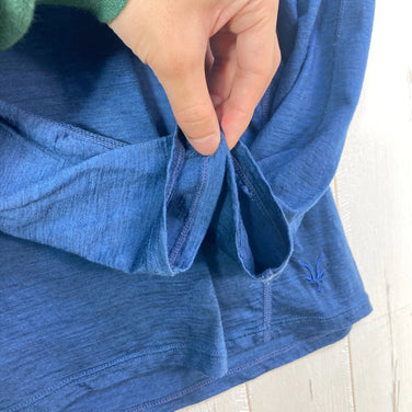 【Women's XS ネイビー系】 Ibex ( アイベックス ) ロングスリーブ メリノ ティー メリノウール ウェア トップス インナー シャツ ロングスリーブTシャツ クルーネック ウール z00056456  ウール ロングスリーブTシャツ クルーネック インナ