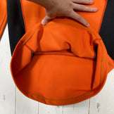 【Men's L オレンジ系】 Finetrack ( ファイントラック ) フラッドラッシュ ジップネック Flad Rush Zip Neck ポリエステル ウェア トップス インナー シャツ ロングスリーブシャツ 化繊 z00060178  化繊 ロングスリー
