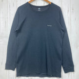 【Men's XL ブラック系】 Montbell ( モンベル ) ジオライン EXP.ラウンドネックシャツ ポリエステル ウェア トップス インナー シャツ ロングスリーブTシャツ クルーネック 化繊 z00058441  化繊 ロングスリーブTシャツ クルーネッ