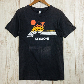 【Men's L ブラック系】 コロラド キーストーン 70S Hanes Tシャツ 生産終了モデル ビンテージ Men's 化繊 ショートスリーブTシャツ クルーネック インナー シャツ トップス ウェア - 【公式】2ndGEAR（セカンドギア）Webショップ【登山用品・アウトドア用品専門 買取販売店】
